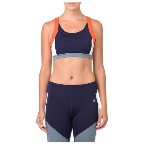 Бра Asics COLOR BLOCK BRA 2 BLU W SS19