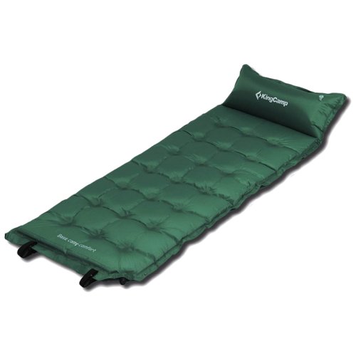 Cамонадувающийся коврик KingCamp Base Camp Comfort(KM3560) Dark green