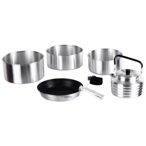 Набор посуды KingCamp CAMPER 4(KP3903) Silver