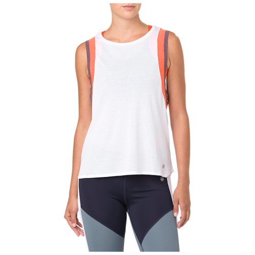Майка Asics GEL-COOL 2 TANK WHT/ORNG W SS19