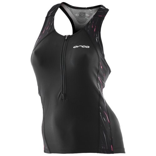 Женская майка Orca W CORE SUPP SINGLET S/10 Black-White