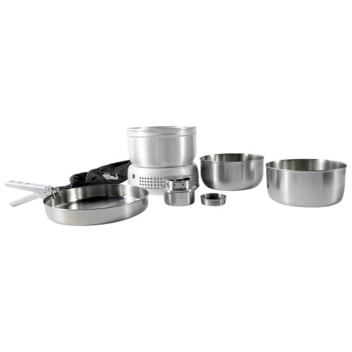 Набір посуду + спиртовий Пальник Tatonka Multi Set plus A.Burner (Silver)