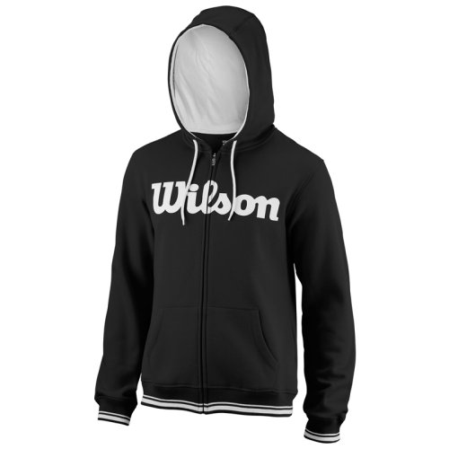 Худи Wilson m TEAM SCRIPT FZ HOODY BK/WH SS19