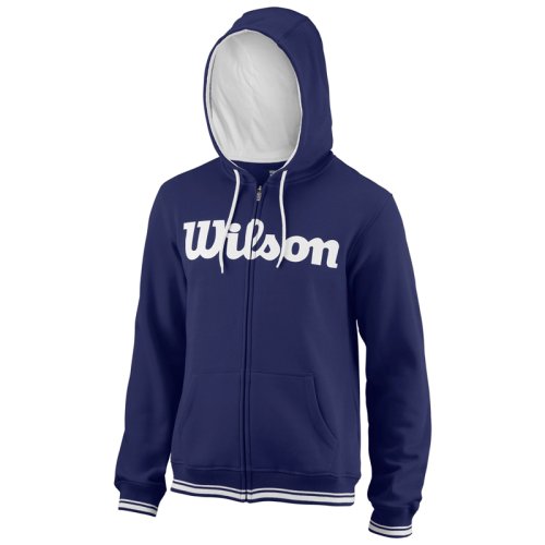 Кофта Wilson m TEAM SCRIPT FZ HOODY DARK BLUE SS19