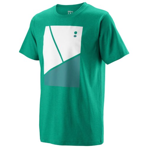 Футболка Wilson jr TRAMLINE TECH TEE GREEN SS19