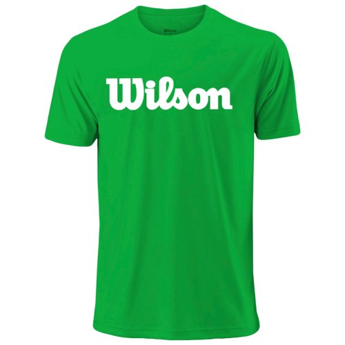 Футболка Wilson m UWII SCRIPT TECH TEE CREEN SS19