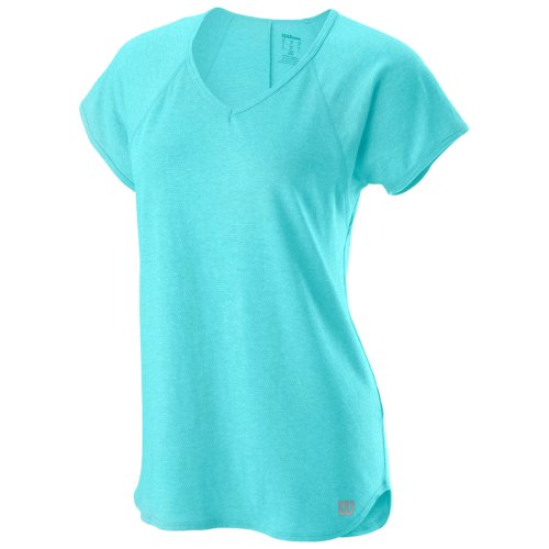 Футболка Wilson TRAINING V-NECK TEE BL SS19