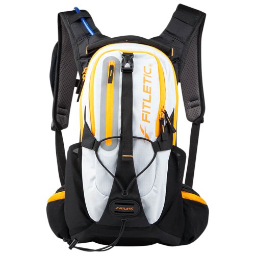 Рюкзак для бега и велоспорта с гидратором 2L Fitletic Journey Backpack Hydration System, чорний\жовт
