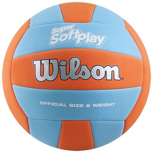 М'яч волейбольний Wilson SUPER SOFT PLAY OR/BL SS19