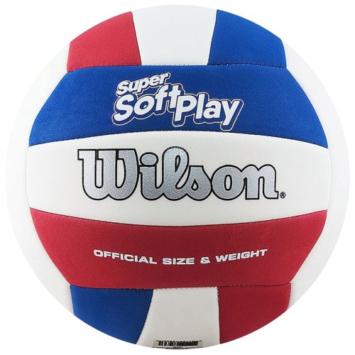 М'яч волейбольний Wilson SUPER SOFT PLAY WH/RD/BL SS19
