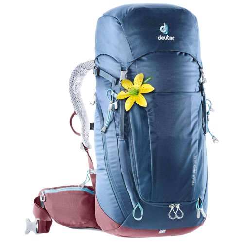 Рюкзак Deuter Trail Pro 34 SL колір 3523 midnight-maron