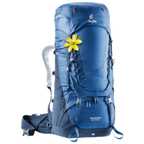 Рюкзак Deuter Aircontact 60 + 10 SL цвет 3399 steel-midnight