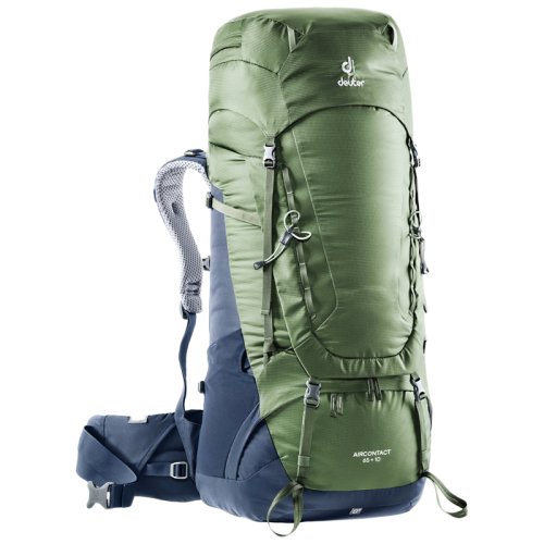 Рюкзак Deuter Aircontact 65 + 10 колір 2325 khaki-navy