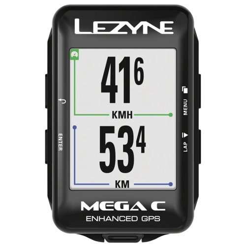 GPS компьютер MEGA C GPS Черный  MEGA COLOR GPS, BLE, ANT+ UNIT, USB CHARGER CABLE INCLUDED. INCLUDES MOUNT FOR HANDLE BARS/STEM AND 2 SMALL ORINGS, 2 LARGE ORINGS, SPEED CADENCE SENSOR, HEART RATE SENSOR, DIRECT X-LOCK SYSTEM