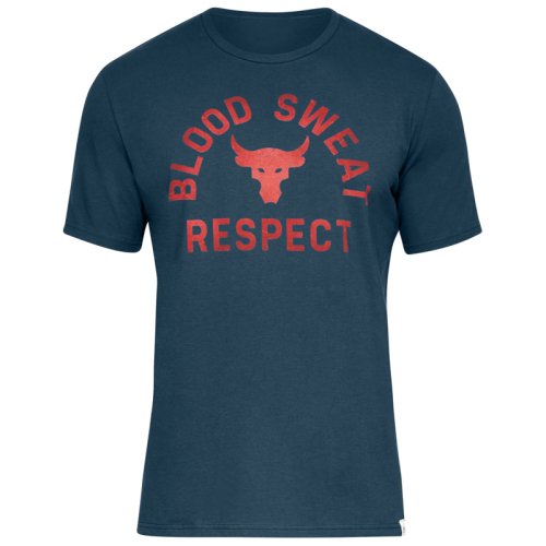Футболка Under Armour Project Rock Blood Sweat Respect SS T