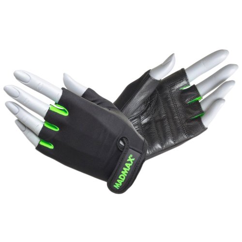 Перчатки для фитнеса MadMax RAINBOW MFG 251 (M) - черный/зеленый
