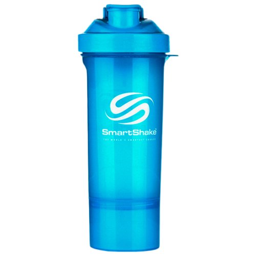 Шейкер для спортивного питания Smart Shake Smart Shake Slim 500 мл - neon blue