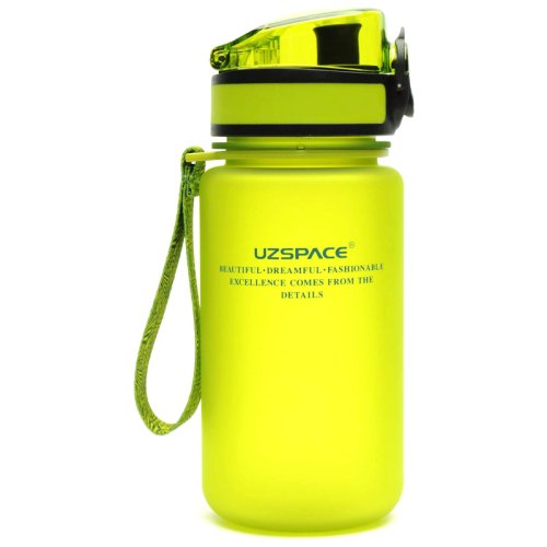 Шейкер для спортивного харчування UZspace пляшка для води UZspace 3034 350 мл (салатова)
