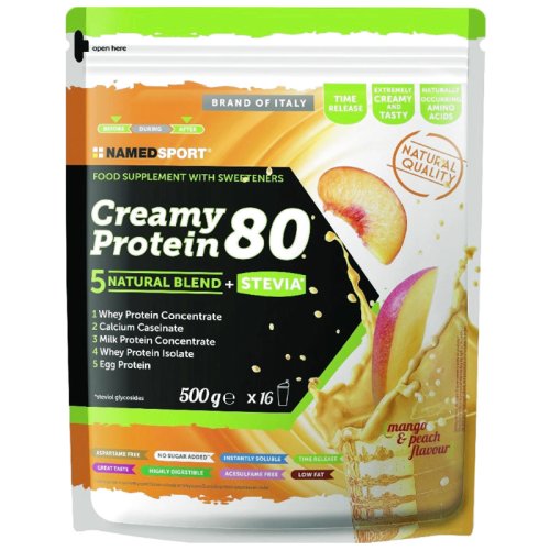 Протеин Namedsport CREAMY PROTEIN 80 500 г манго-персик