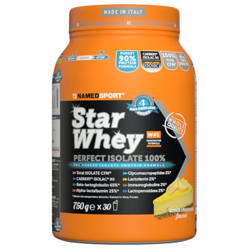 Протеин Namedsport STAR WHEY ISOLATE 750 г лимонный чизкейк