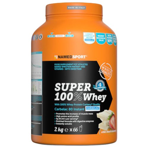 Протеин Namedsport SUPER 100% WHEY 2 кг белый шоколад-клубника