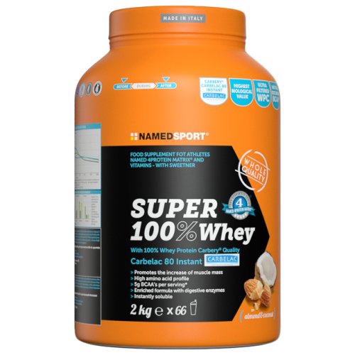 Протеин Namedsport SUPER 100% WHEY 2 кг кокосовый миндаль