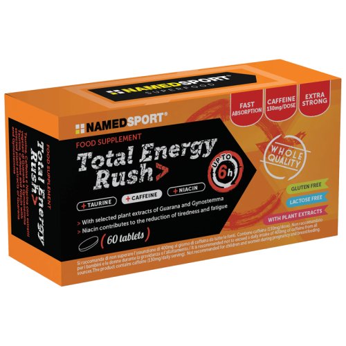Энергетические таблетки Namedsport TOTAL ENERGY RUSH 60 таблеток