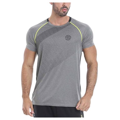 Футболка Golds Gym GGTS079 Performance T-Shirt - XL - Black/Grey