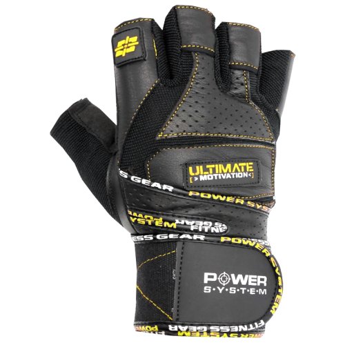 Перчатки для фитнеса Power System PS-2810 Black/Yellow S