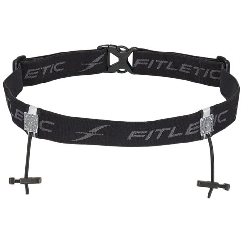 Беговой ремень с держателями для номера и рефлекторами  Fitletic Race I Number Belt