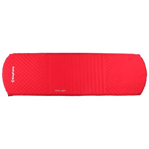Cамонадувающийся коврик KingCamp WAVE SUPER(KM3548) Red