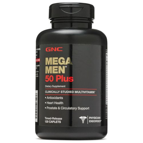 Витамины GNC MEGA MEN 50 PLUS 120 капс