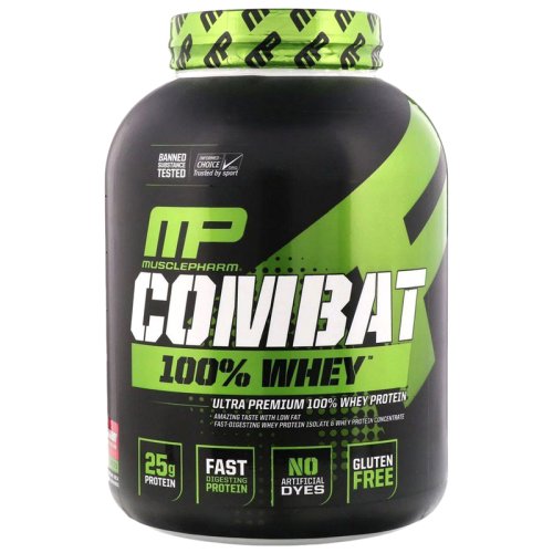 Протеин Muscle Pharm Combat 100% Whey, 1,814 кг cookies & cream