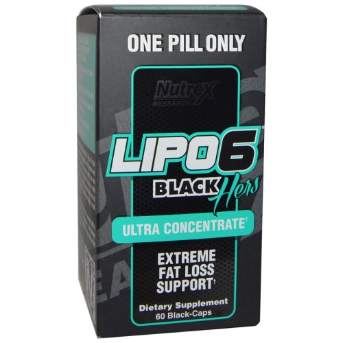 Жиросжигатель Nutrex Research Lipo-6 Black Hers Ultra Concentrate 60 . капс