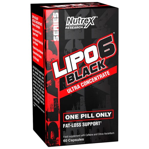 Жиросжигатель Nutrex Research Lipo-6 Black Ultra Concentrate 60 . Капс