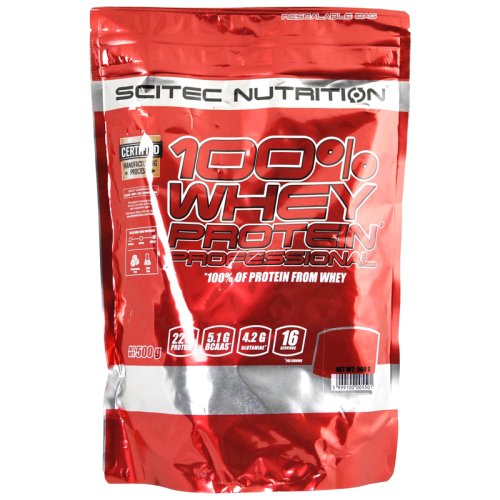 Протеин Scitec nutrition 100% Whey Protein Prof 500 гр - straw.wh.choc