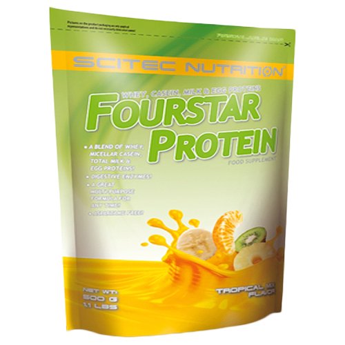 Протеин Scitec nutrition Fourstar Protein T500гр tropical fruit