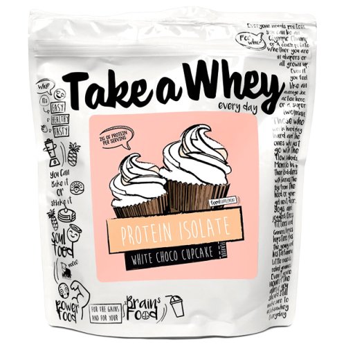 Протеин Take-a-Whey 100% Isolate Protein 0.908 гр - white сhocolate cupcake