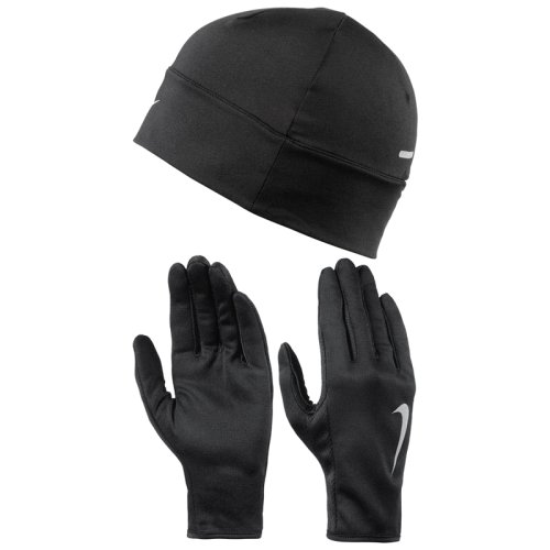 Комплект (шапка + перчатки) NIKE MENS RUN DRY HAT AND GLOVE SET