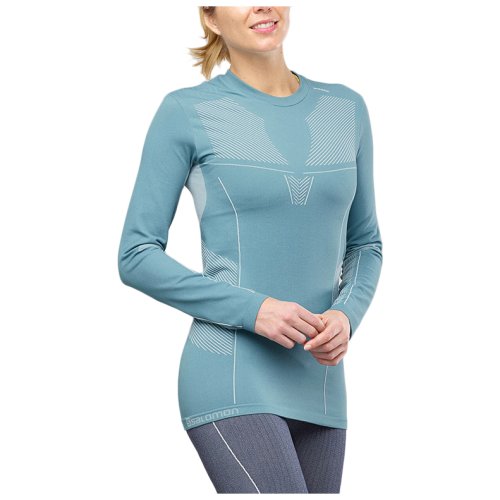 Термобелье (верх) Salomon PRIMO WARM SEAMLESS TEE W-SMOK
