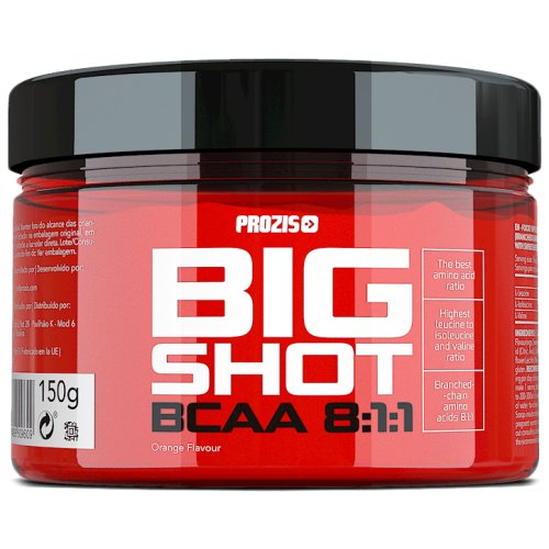 Аминокислота Prozis Big Shot - BCAA 8:1:1 150 гр -  Green Apple