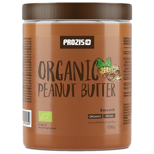Пищевая добавка Prozis Organic Peanut Butter 500 гр Smooth