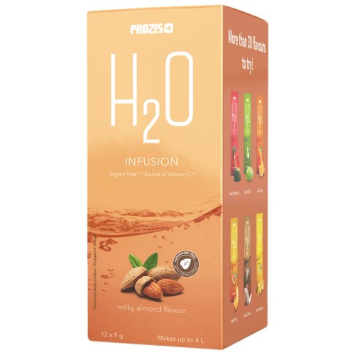 Изотоник Prozis H2O Infusion 9гр*12- Milky Almond