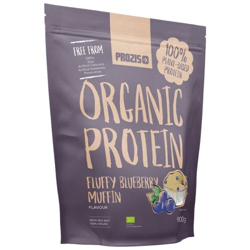 Протеин Prozis Organic Vegetable Protein 900 гр - Fluffy Blueberry Muffin