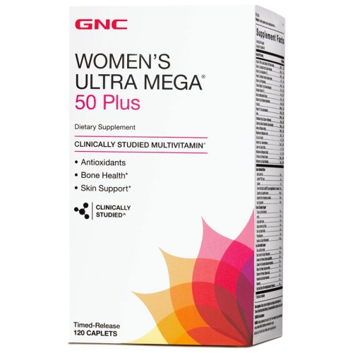 Витамины GNC WOMEN'S ULTRA MEGA 50 PLUS 120  капс