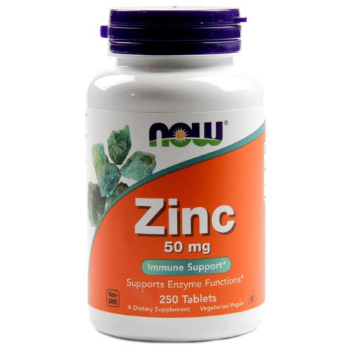 Витамины NOW Zinc Gluconate - 50mg 250  таб