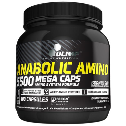 Аминокислота Olimp Nutrition Anabolic amino 5500 mega 400 капс