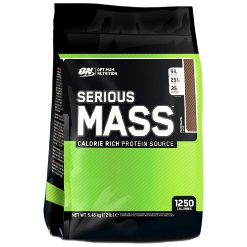 Гейнер Optimum Nutrition Serious Mass 5,443 кг - шоколад