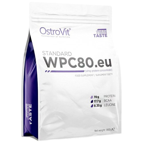 Протеин Ostrovit Standart WPC 80 0,9кг - арахисовая паста