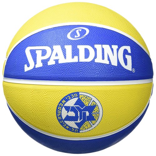 Баскетбольный мяч Spalding EL TEAM MACCABI TEL AVIV